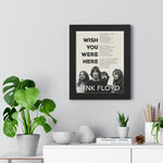 Black Framed Vertical Poster - 11x14 - WISH YOU WERE HERE (Design 28)