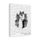 Lyrics -- Stephen & Callie 04-28-21 -- Canvas 11x14 -- Printify