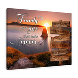 Cross-Roads Ocean -- Canvas 18"X24" -- Family is a gift