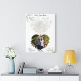 Lyrics -- Stacy & Brian 9-6-2008 -- Canvas 18x24 -- Printify
