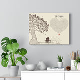 Music Lyrics Song -- Canvas 11"X14" -- the fighter (Keith Urban)