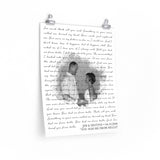 Lyrics -- Jim & Destine 04.18.2008 -- 16x20 -- Printify