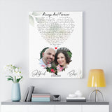 Music Lyrics Song -- Canvas 24"x30" -- Alfred & Elsi 3