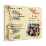 Lyrics Song -- Canvas 18"X24" -- Rick & Sandy 06.14.2022