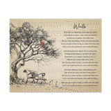 Lyrics Song -- Canvas 24"x30" -- Walls (Tom Petty)