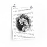 Lyrics Song -- Poster/ 16''x20'' -- Chris & Katrina