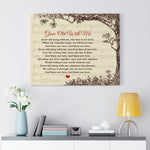 Grow Old Along With Me -- New style 2 -- Canvas 24x30 -- Printify
