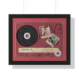 Cassettes-Tape Prints -- Black framed poster/ 16"x20" -- Jeremy & Wonder