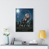 Star map -- Colby & Ary November 22, 2019 -- Canvas 18x24 -- Printify