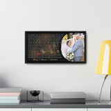 Printify Gallery Canvas Wraps, Horizontal Frame 20x10 - Give It All We Got Tonight - Corey & Leanne 04.02.2022