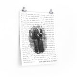 Lyrics -- Gary & Macayla 01.27.2018 -- 16x20 -- Printify