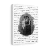 Lyrics -- Mary & Joe -- Canvas 11x14 -- Printify