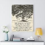 In My Life Lyrics Poster -- Canvas 24"x30" -- 1 -- printify