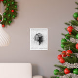 Lyrics Song -- poster/ 9''x11'' -- Tre & Mel