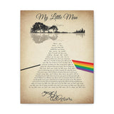 Printify Canvas Gallery Wraps 11x14 - My Little Man, Ozzy Osbourne - WYWH Design 3