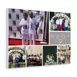 Happy Father's Day 2022 Grandpa!!!  - Canvas 18x24 - Printify