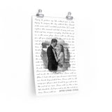 Lyrics Song -- poster/ 12''x18'' -- Jeffrey & Paige
