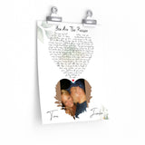Lyrics -- Tina and Jimbo -- 9x11 -- Printify