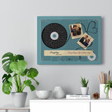 Cassettes-Tape Prints -- Canvas 12"X16" -- Maite & Pedro