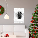 Lyrics -- Darling & Wilson 02.09.2002 -- 20x30 -- Printify