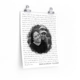 Lyrics -- David & Evelyn 12.6.2009 -- 11x14 -- Printify