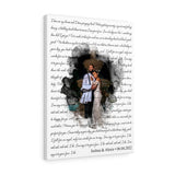 Lyrics Song -- Canvas 18"X24" -- Joshua & Alexis 06/04/2022
