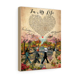 In My Life Lyrics -- Canvas 11"X14" -- 13
