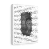 Lyrics -- Cody & Lyndsey  -- Canvas 11"X14" -- printify