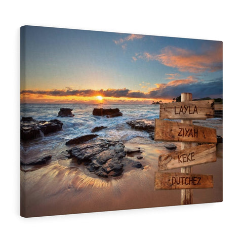 Cross-Roads Ocean -- Canvas  18"X24" -- Dutchez & Keke