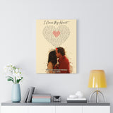 I Cross My Heart -- Canvas 18"X24" -- Kimberly and Roger