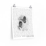 Lyrics -- Jeffrey & Sandra 04/02/2004 -- 16x20 -- Printify