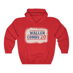 Wallen Combs 20 -- Unisex Hoodie -- Red -- 1.1 -- printify (monster)