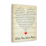 Printify Canvas Gallery Wraps 11x14 - Wish You Were Here - Design 9
