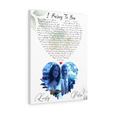 Love Anniversary Print -- Canvas 18"X24" -- Peter & Kirsty