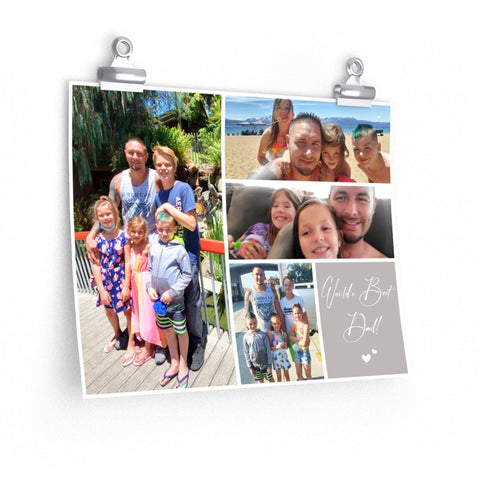 Posters -- World’s best dad! -- 11x14 -- printify