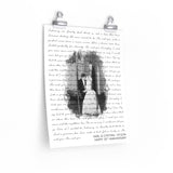 Lyrics Song -- poster/ 11''x14'' -- Karl & Cynthia