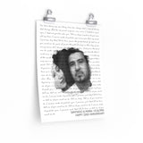 Lyrics -- Santiago and Maria 01 26 1990 -- 11x14 -- Printify