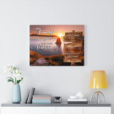 Cross-Roads Ocean -- Canvas 18"X24" -- Family is a gift