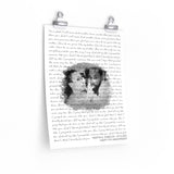 Lyrics -- Martin & Jonecca 01.12.2013 -- 11x14 -- Printify