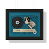 Cassettes-Tape Prints -- Black framed 11"x14" -- Gregory & Corina