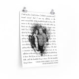 Lyrics -- Chad and Chris 03.17.1979 -- 16x20 -- Printify