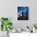 Star map -- Alan & Stephanie January 22, 2000 -- Canvas 8x10 -- Printify