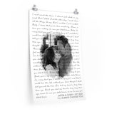 Lyrics -- Jason & Casey 07.7.2021 -- 20x30 -- Printify