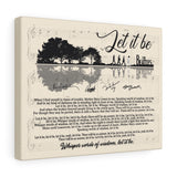 Let It Be -- 2 -- Canvas 14x11 -- Printify