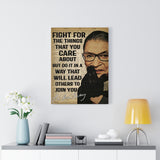CREATORY Fight for The Thing That You Care About -- Canvas 18"X24" -- 1 -- printify