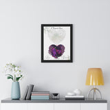 Lyrics Song -- Black framed poster/ 16"x20" -- KARI & Derrick