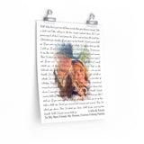 Lyrics -- Collin & Nicole (Forever Fishing Partner) -- 11x14 -- Printify