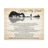 Canvas 30x24 Printify - I Cross My Heart - Design Custom 11