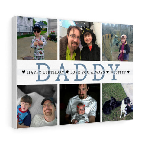 WESTLEY - Canvas 16x12 Printify - DADDY 6 Photos