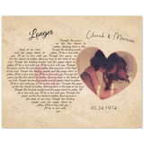 Lyrics -- Chuck and Marcia 05/24/1974 -- 8x10 -- Gelato